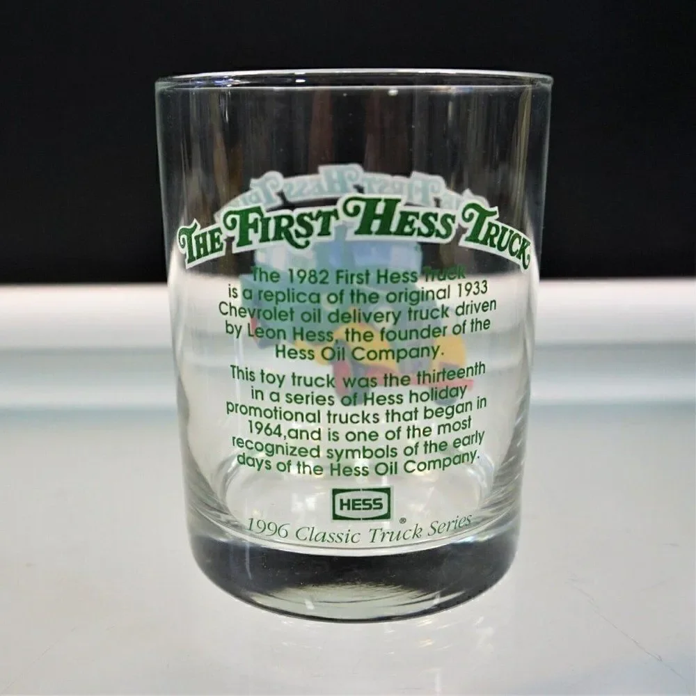 Vintage Hess Glass 1996 Classic Truck Series First Hess Truck